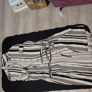 Black and white dress